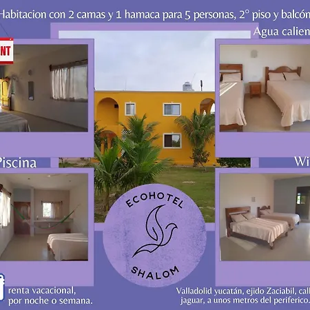 Eco-hotel shalom Valladolid  Exterior foto